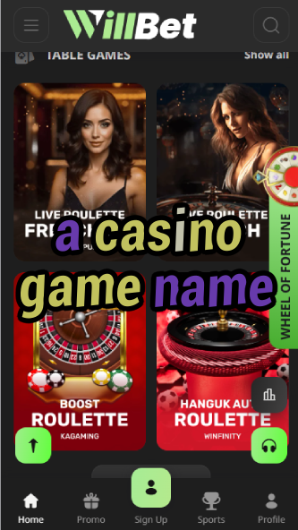 A Casino Game Name - Popular Casino Games List-casinoorder.vip